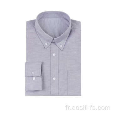 GRANDE VENTE Chemise tissée Oxford pour homme